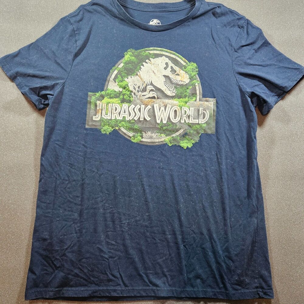 Jurassic World Graphic T‑Shirt Men’s Size 2XL Dinosaur Movie Tee